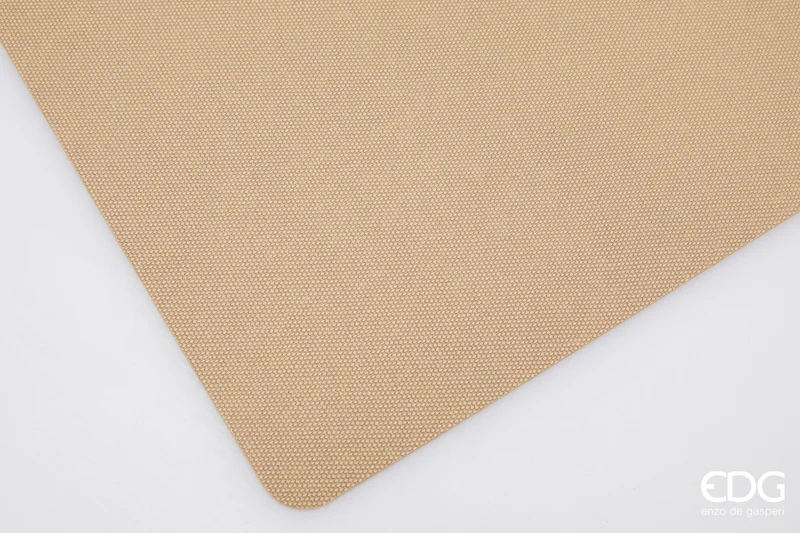 EDG Enzo de Gasperi Tovaglietta Rettangolare in pvc 43x30 cm Sabbia