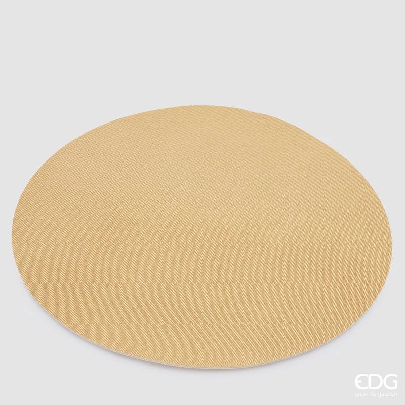EDG Enzo de Gasperi Tovaglietta Rotonda in pvc D38 cm Crema