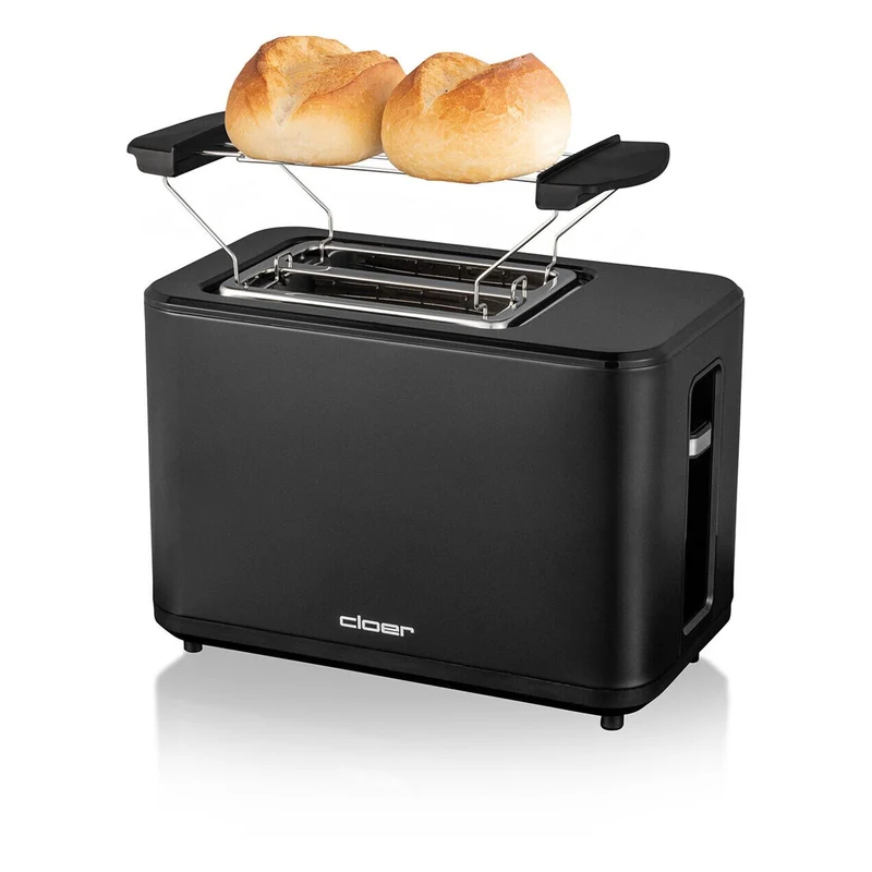 Cloer 3930 digitaler 2-Scheiben-Toaster 900W Schwarz