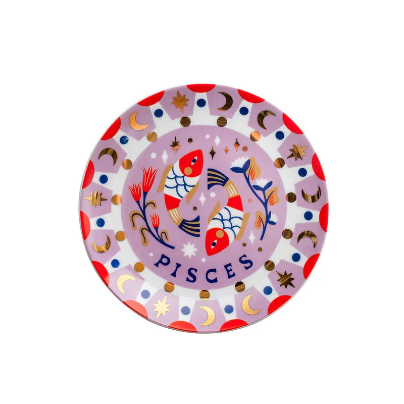 Bitossi Piattino Pisces D16,5 cm in Porcellana