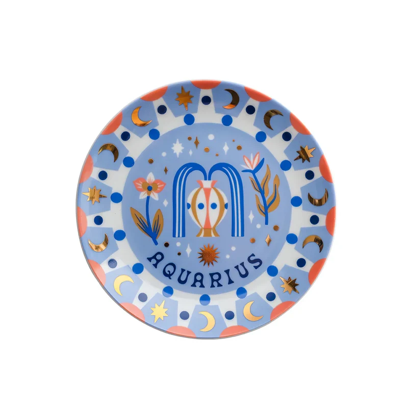 Bitossi Piattino Aquarius D16,5 cm in Porcellana