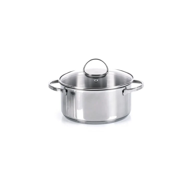 Moneta Batteria di Pentole Allegro 7 Pezzi in Accio Inox