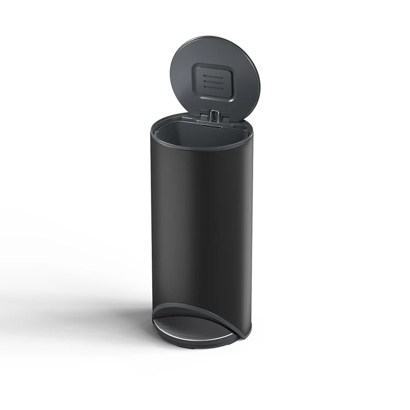 Joseph Joseph Pattumiera a Pedale Nero Opaco Easy-push 30 lt
