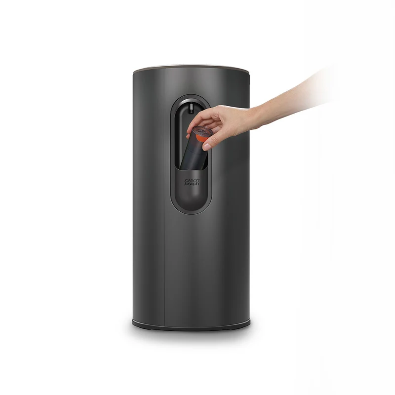 Joseph Joseph Pattumiera a Pedale Nero Opaco Easy-push 30 lt