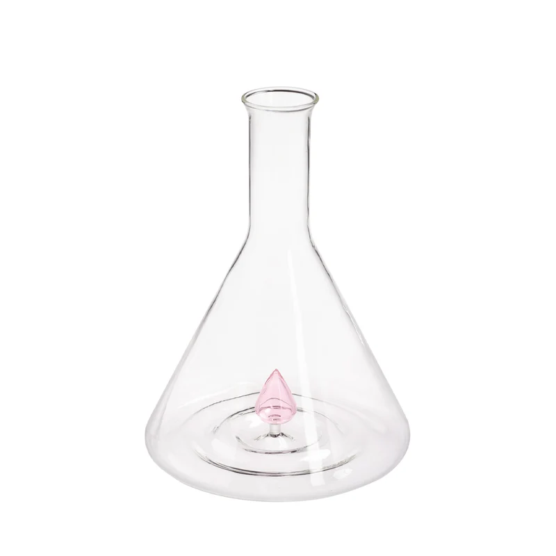 Galbiati Decanter con Goccia Lab 1200ml Rosa