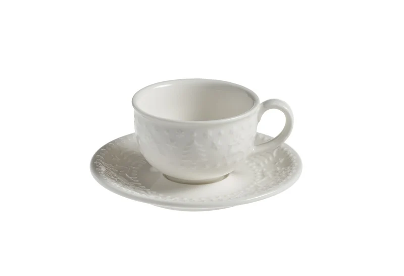 Galbiati Set 6 Tazzine da Caffè con piattini Regal Christmas in Porcellana