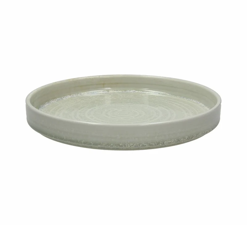 Tognana Piatto Edge Moonlight Grey D24 cm in Porcellana