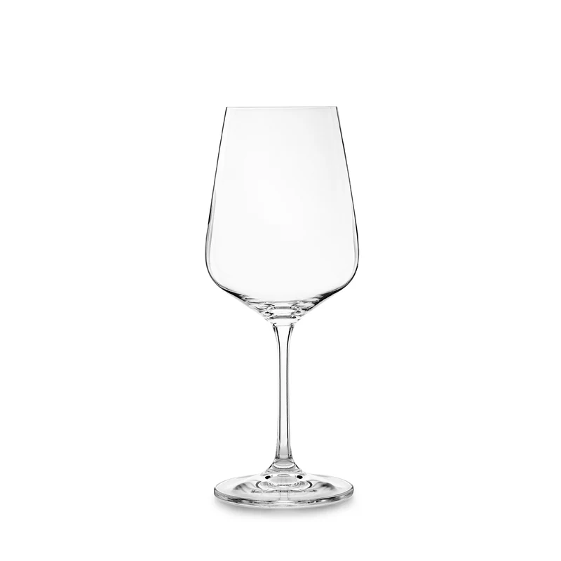 Crystal Bohemia Set 6 Calici Vino Rosso Dora Strix 580ml in Vetro