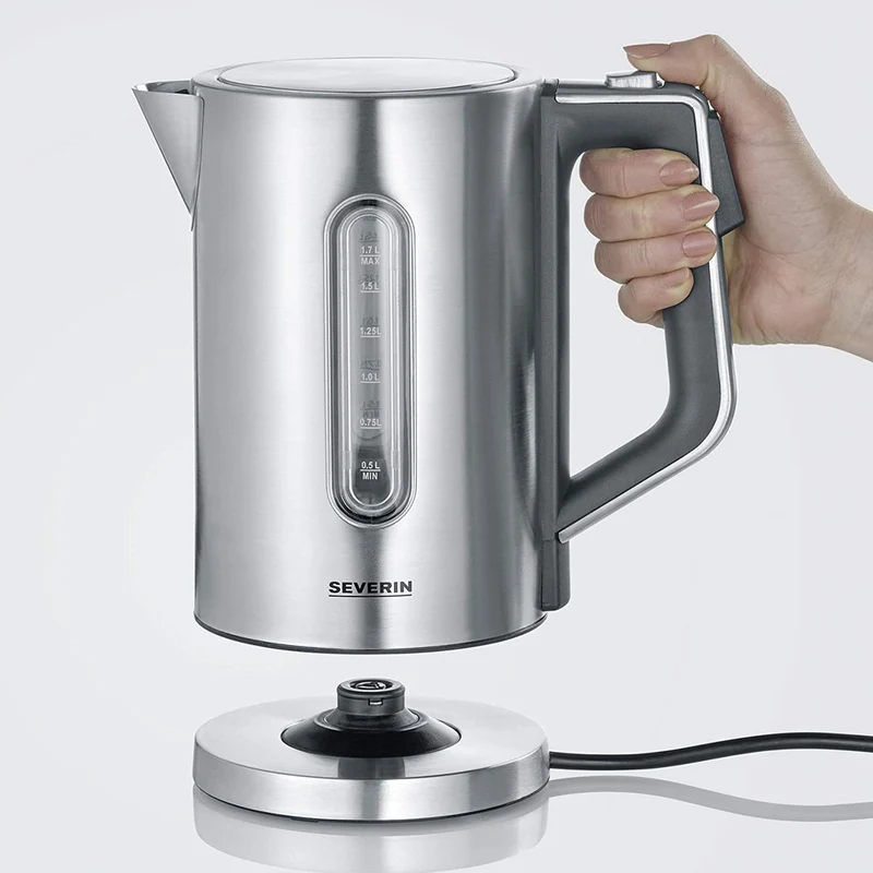 Severin WK 3418 Digitaler Wasserkocher mit Fast- Boil-Power und individueller Temperaturauswahl