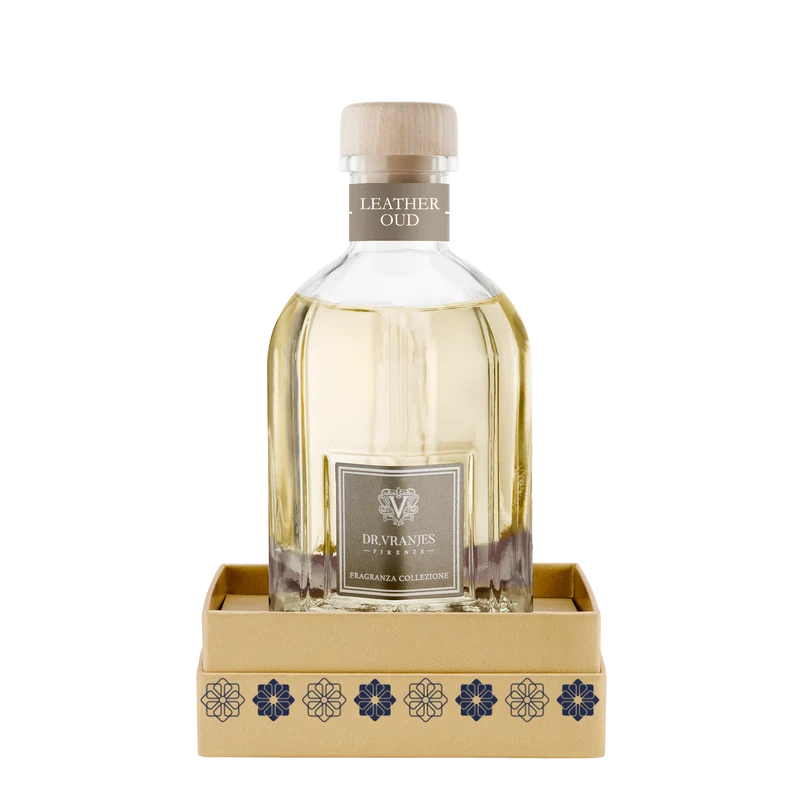 Dr Vranjes Gift Box Fragranza D'Ambiente Leather Oud 500ml