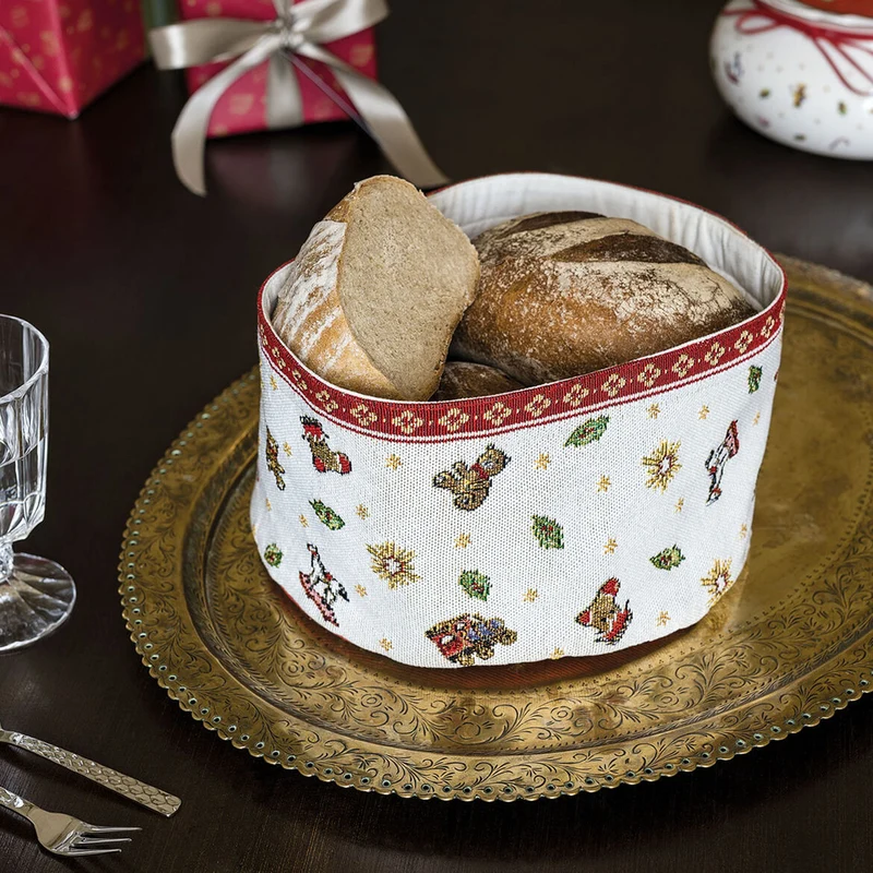 Villeroy & Boch Cestino Pane Natalizio Gobelin 15x23 cm
