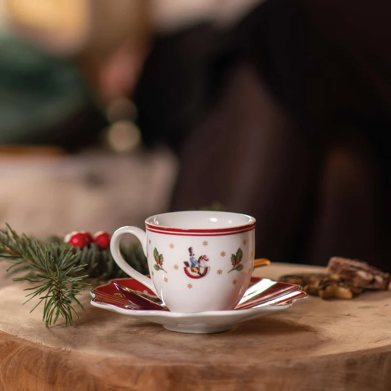 Villeroy & Boch Toy's Delight Set 6 Tazzine da Caffè in Porcellana