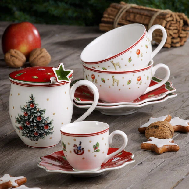 Villeroy & Boch Toy's Delight Set 6 Tazzine da Caffè in Porcellana