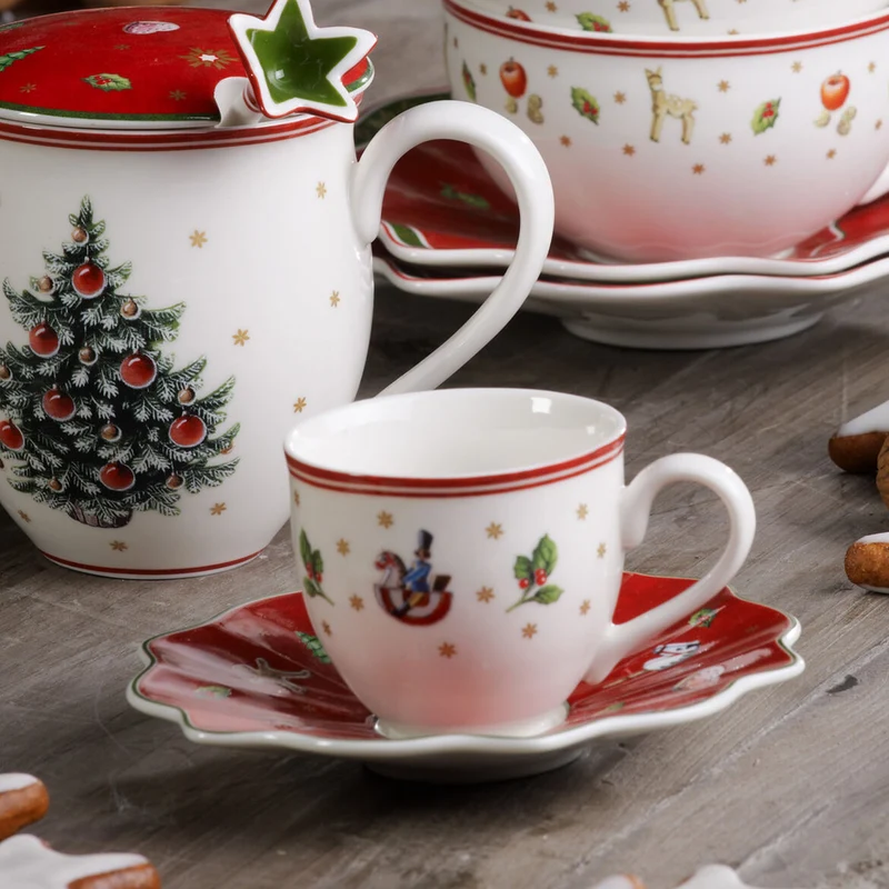 Villeroy & Boch Toy's Delight Set 6 Tazzine da Caffè in Porcellana