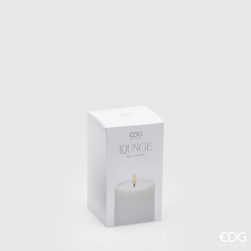 EDG Enzo De Gasperi Candela Moccolo Lounge a Led H15 cm con telecomando