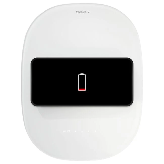 Zwilling Bilanca Professionale Enfinigy con Ricarica Smartphone Induzione Silver