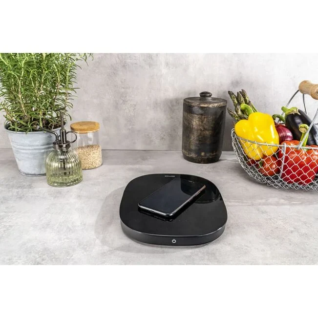 Zwilling Bilanca Professionale Enfinigy con Ricarica Smartphone Induzione Nero