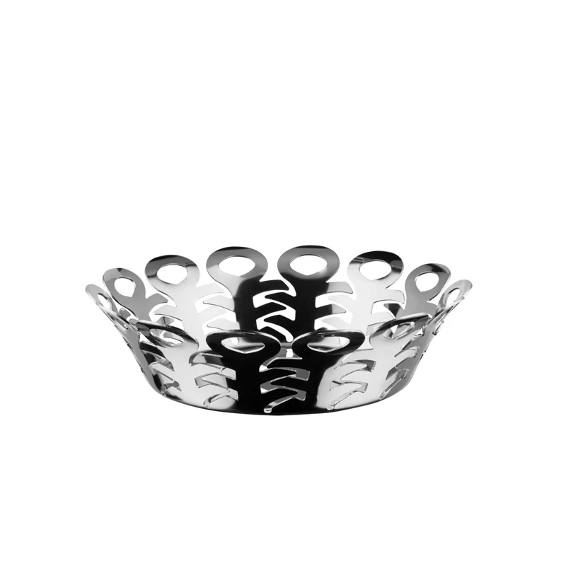 Alessi Cestino Vimini Piccolo D21 cm Acciaio Inossidabile