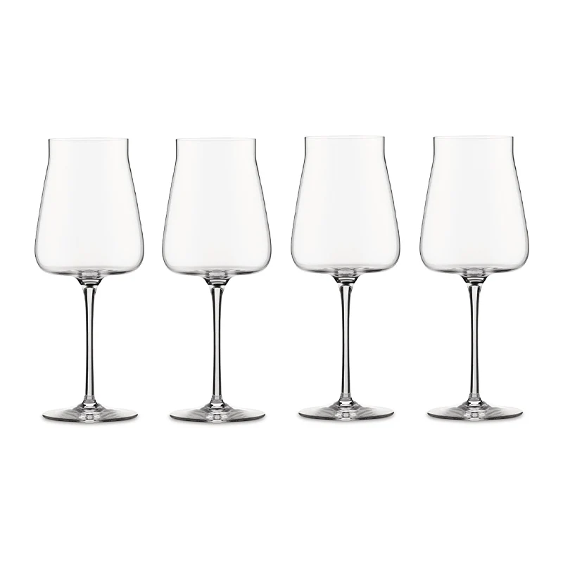 Alessi Set 4 Calici vino Bianco Eugenia in vetro cristallino 45 cl