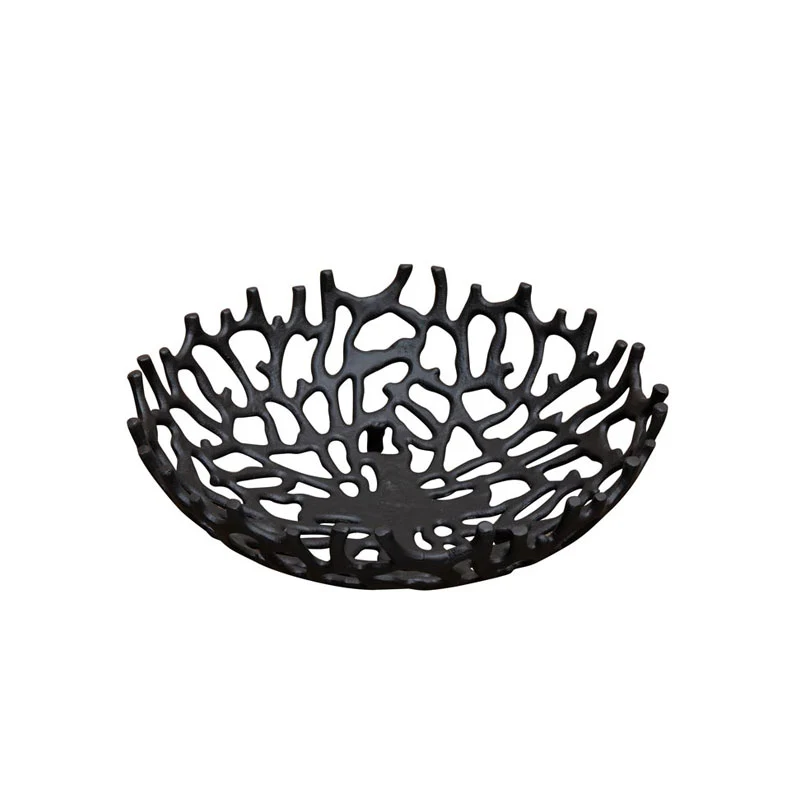 Chehoma Cestino Corallo in Alluminio D40 cm
