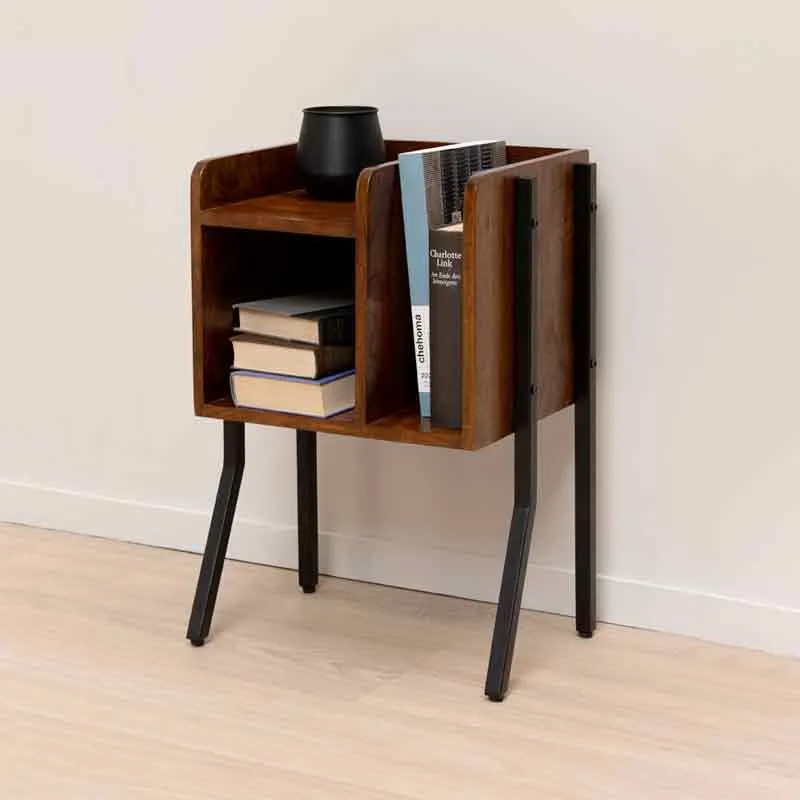Chehoma Tavolino Flow in Legno di Mango 60×30×41 cm