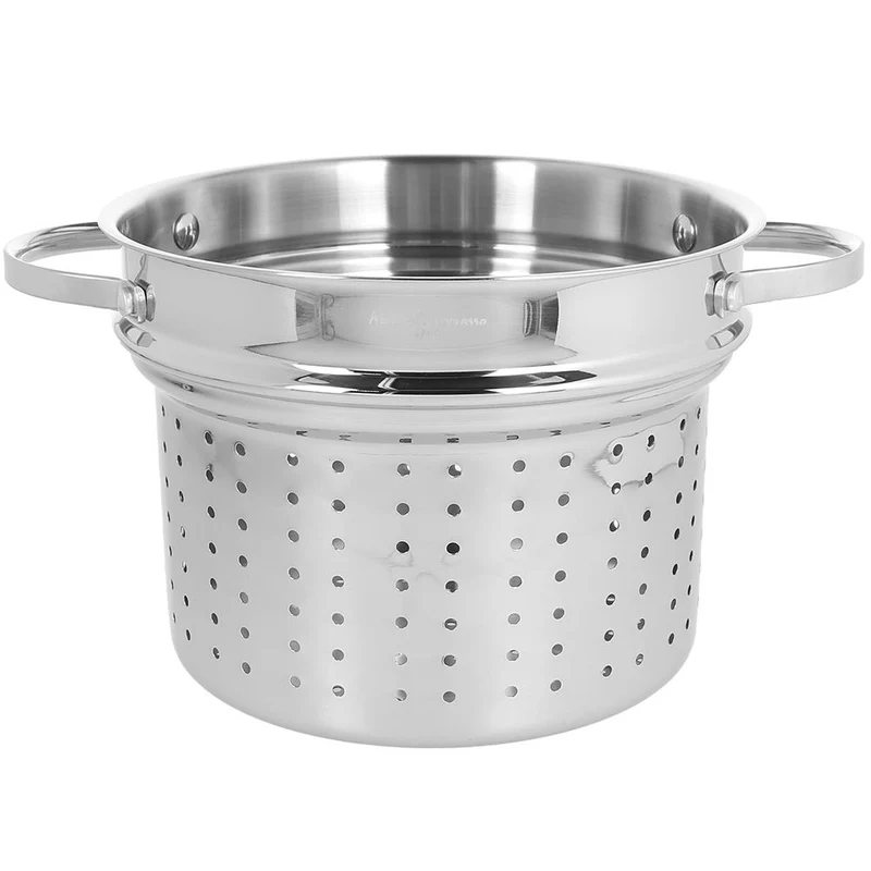 Andrea Fontebasso Tognana Cuocispaghetti 2 Manici D22 cm Linea Luxury Design in Acciaio