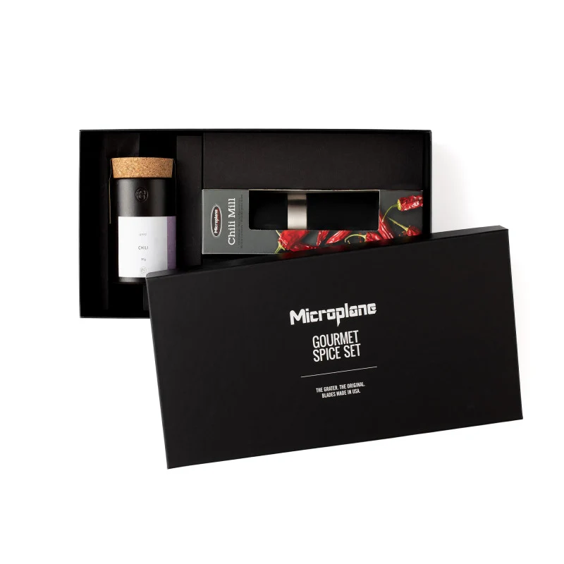 Microplane Set Macinaspezie Manuale Chilli Gourmet