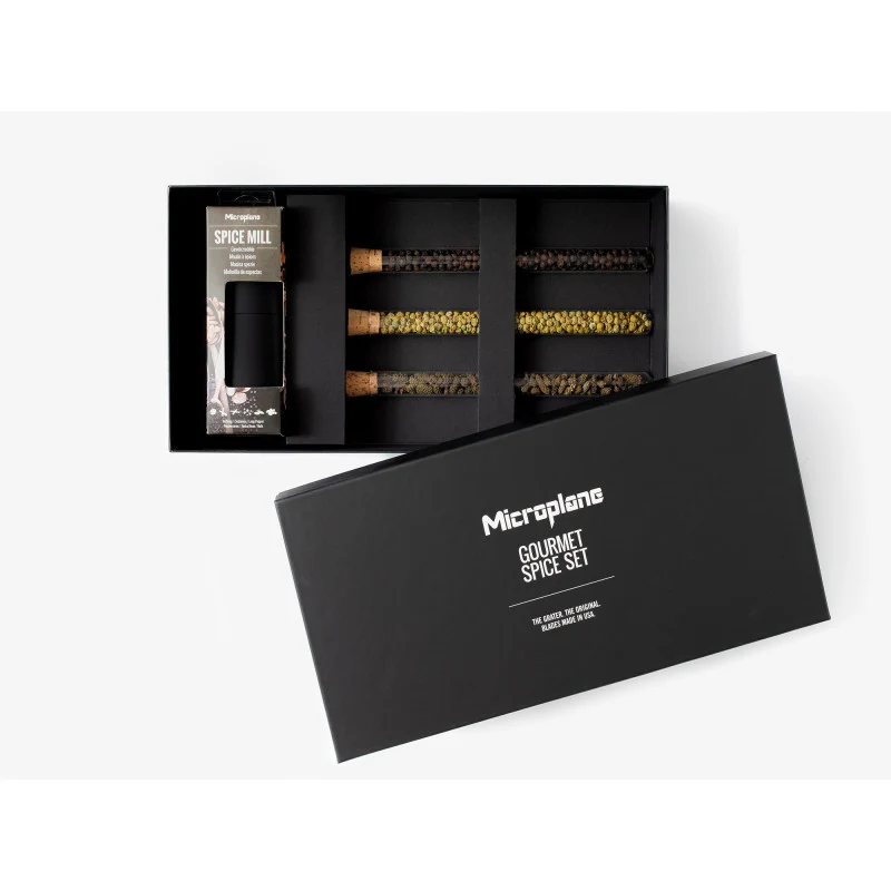 Microplane Set Macinapepe Manuale Gourmet