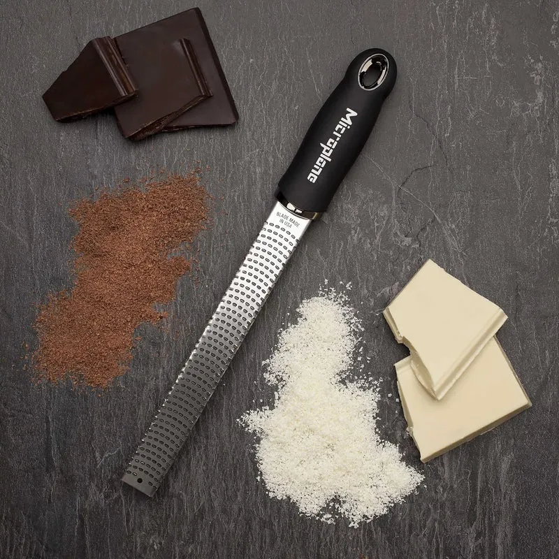 Microplane Set 3 Pezzi Gourmet Grattugia Mandolina e Guanto Protettivo
