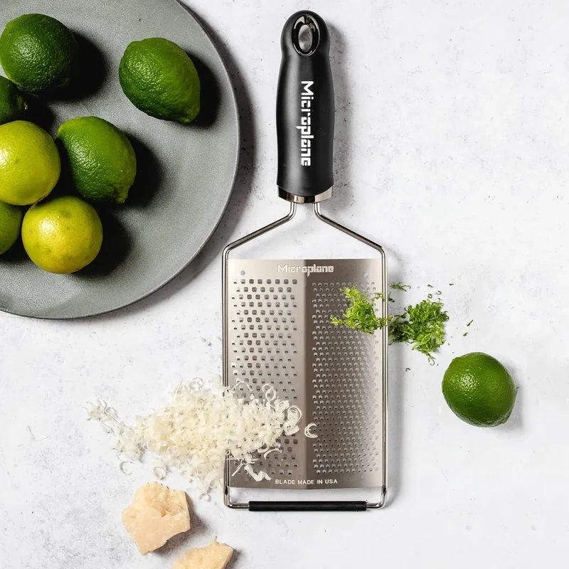 Microplane Grattugia Linea Gourmet Lama Doppia Spessa e Fine