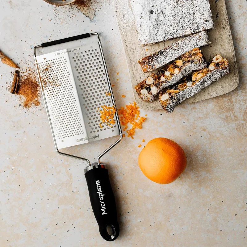 Microplane Grattugia Linea Gourmet Lama Doppia Spessa e Fine