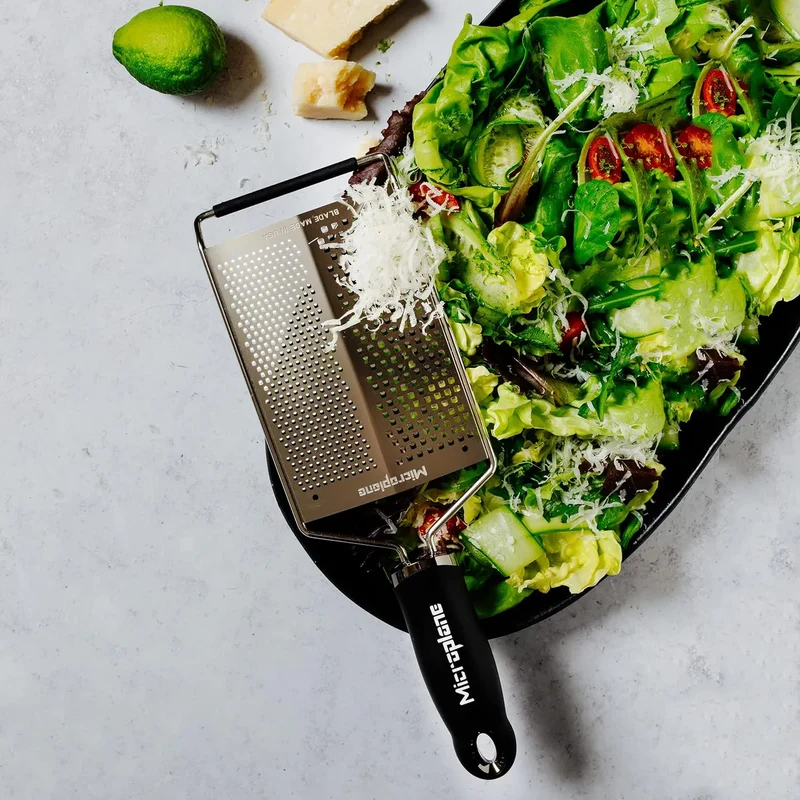 Microplane Grattugia Linea Gourmet Lama Doppia Spessa e Fine