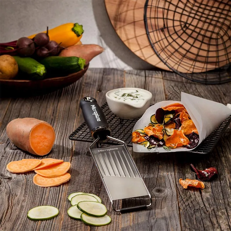 Microplane Grattugia Linea Gourmet Mandolina Nero