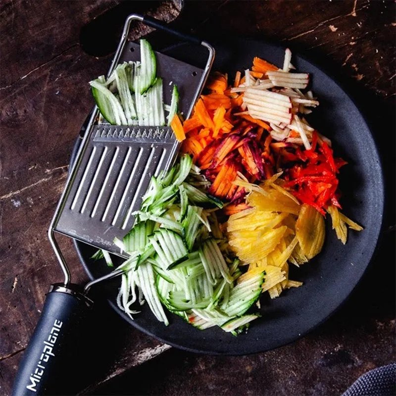 Microplane Grattugia Linea Gourmet Mandolina Julienne Nero