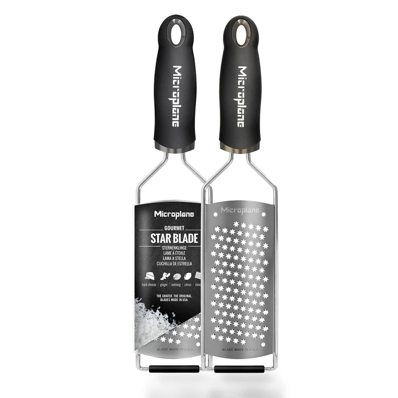 Microplane Grattugia Gourmet Lama a Stella Nero