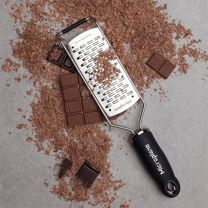 Microplane Grattugia Serie Gourmet Doppia Lama Media Nero