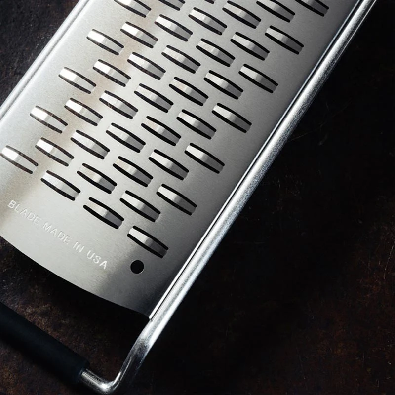 Microplane Grattugia Serie Gourmet Doppia Lama Media Nero