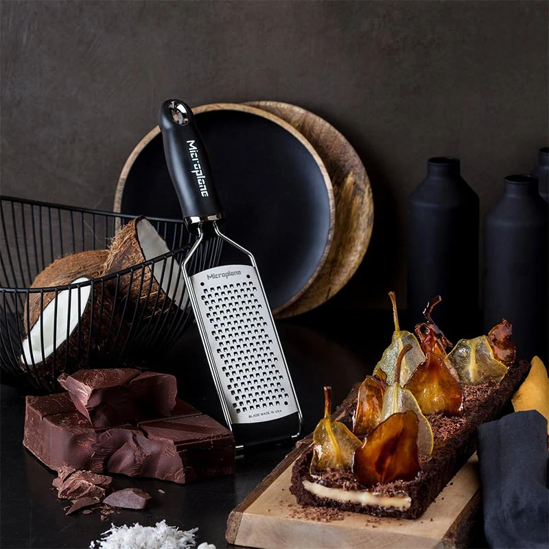 Microplane Grattugia Serie Gourmet Lama Spessa Nero