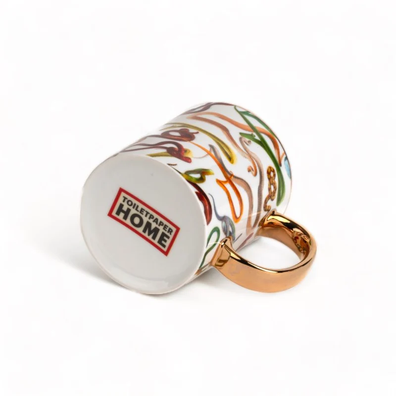 Seletti Tazza Toilet Paper Home Snake in Porcellana H10 cm