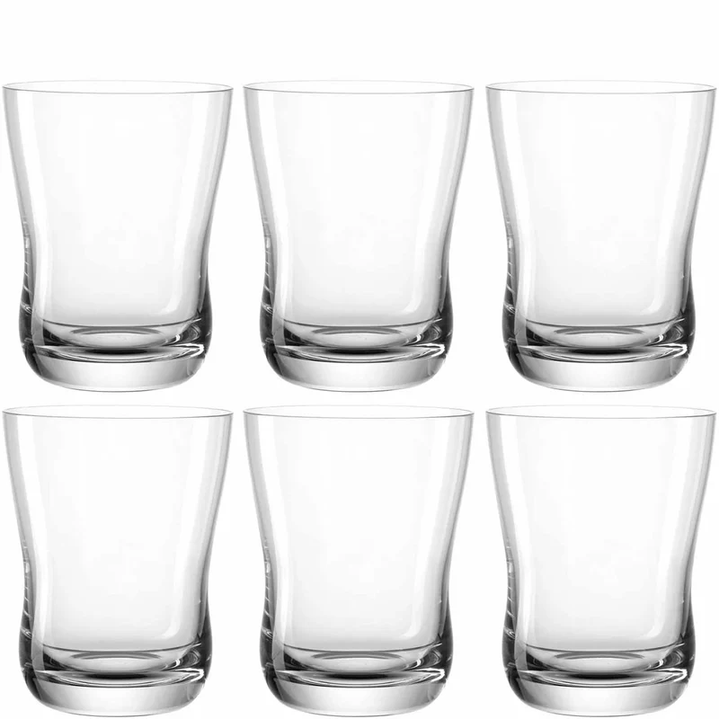 Leonardo Set 6 Bicchieri Acqua Vita 360 ml in Vetro