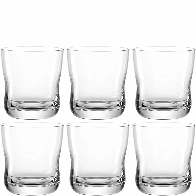 Leonardo Set 6 Bicchieri Acqua Vita 330 ml in Vetro
