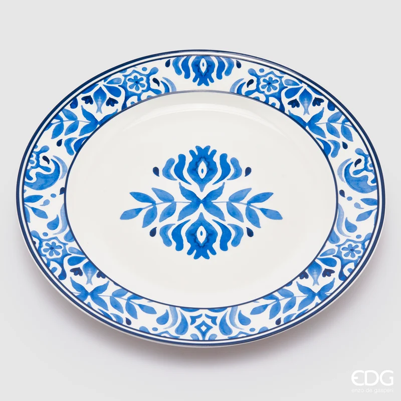 Edg Enzo de Gasperi Piatto da portata Maiolica D30 cm in porcellana