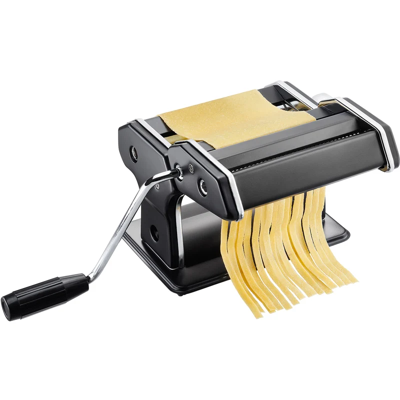 Gefu Macchina per La Pasta Perfetta in Acciaio Inossidabile Nero Satinato