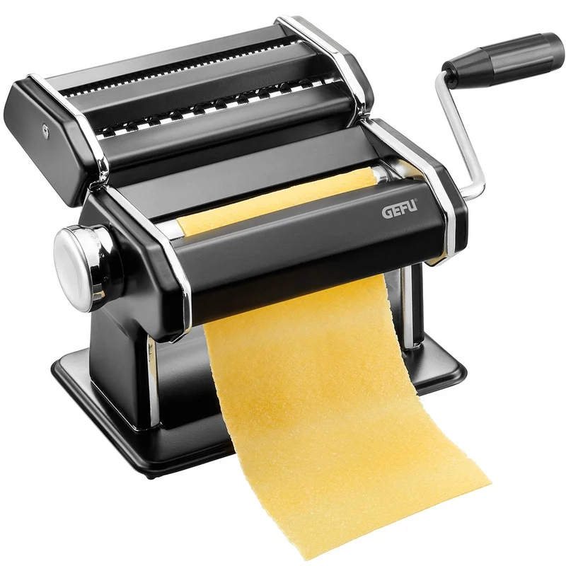 Gefu Macchina per La Pasta Perfetta in Acciaio Inossidabile Nero Satinato
