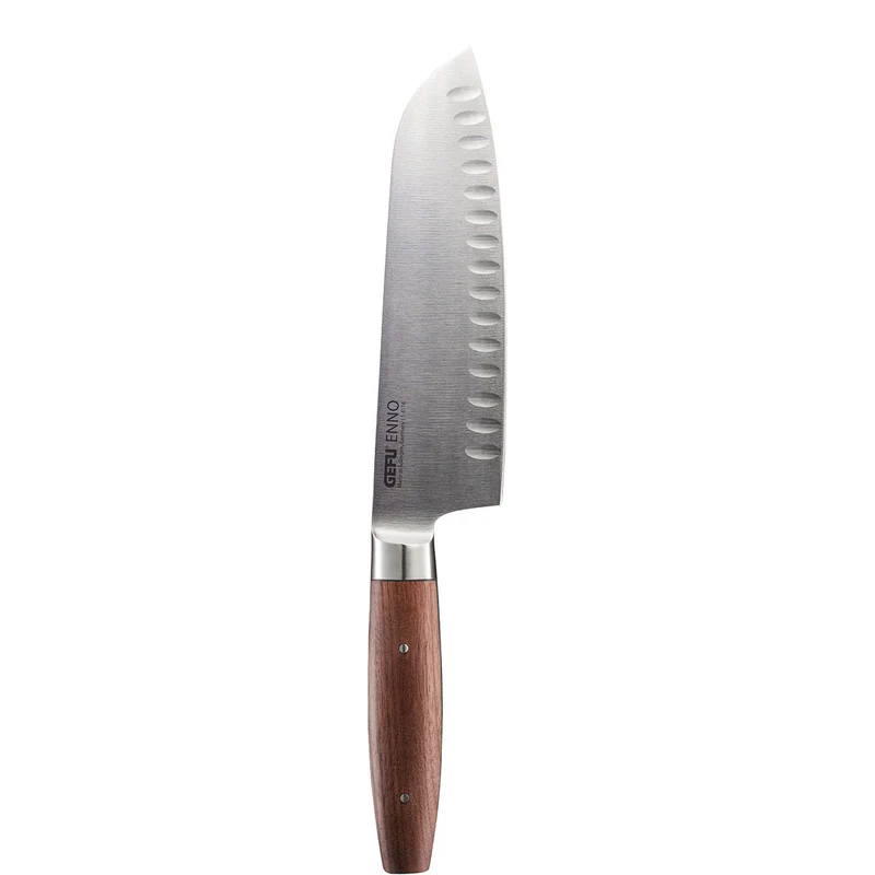 Gefu Coltello Santoku Enno con Lama 18 cm Forgiata in Acciaio Inossidabile