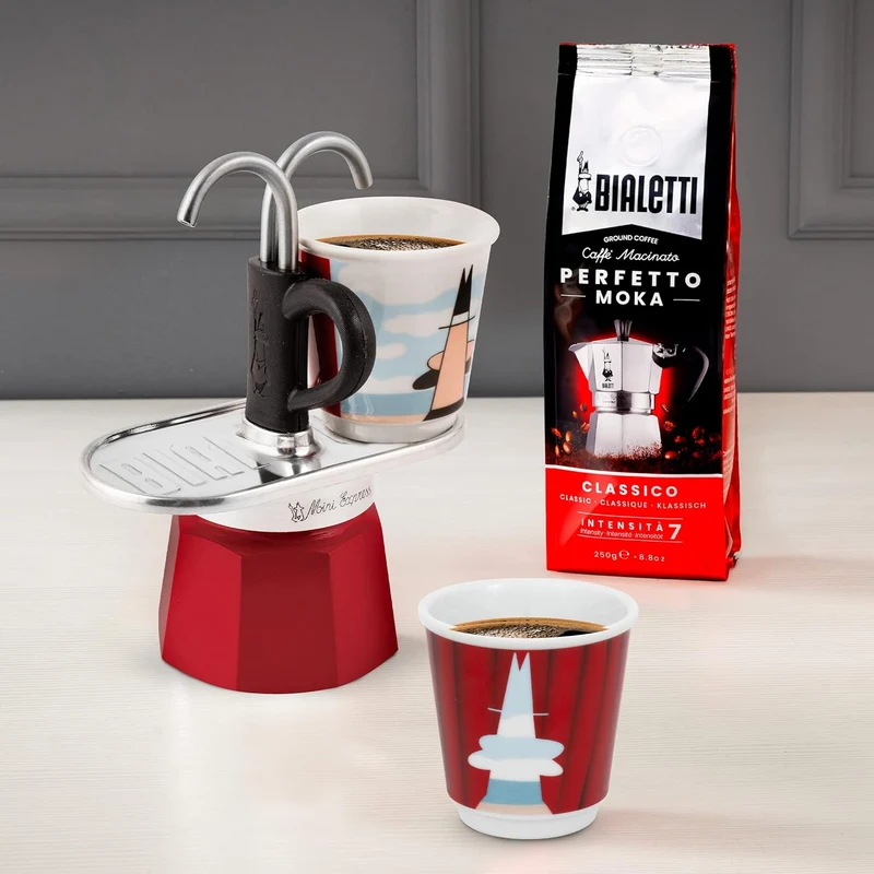 Bialetti Moka Mini Express Rossa 2 Tazze