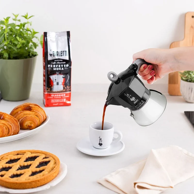 Bialetti Moka Induzione 6 Tazze Nera