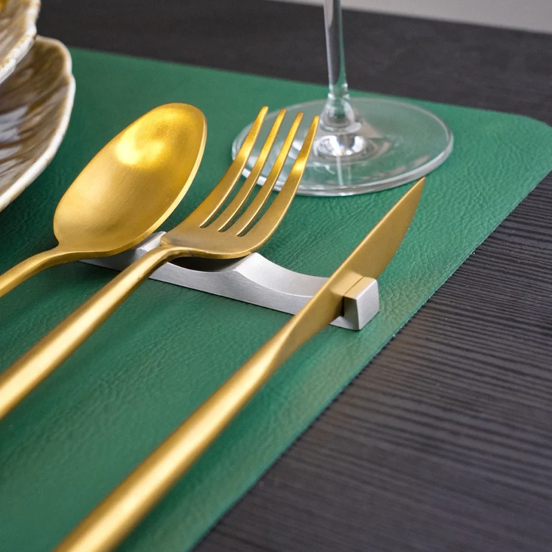 Le Gioie Poggia Posate Elegance 9,5 cm in Acciaio Inox Argento