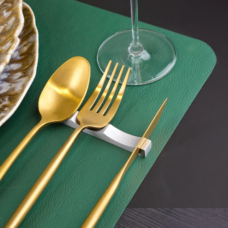 Le Gioie Poggia Posate Elegance 9,5 cm in Acciaio Inox Argento