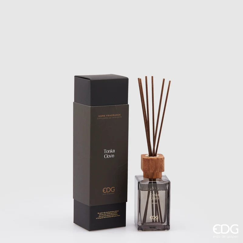 EDG Enzo De Gasperi Diffusore con Bamboo 120 ml Tonka Clove